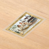 Invitations En Acrylique Elegan Stylish Faux Gold | Photo Christmas Card (Poser)