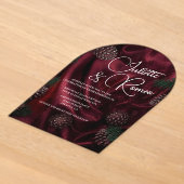 Invitations En Acrylique Élégance Bourguignonne (Poser)