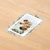 Invitations En Acrylique Elegant Botanical Foliage | Photo Christmas Card (Poser)