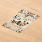 Invitations En Acrylique Elegant Botanical Foliage | Photo Christmas Card (Poser)