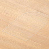 Invitations En Acrylique Élégant & Chic mariage monogramme de crête botaniq (Poser)