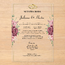 Elegant Maroon and Gold Floral Wedding