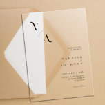 Invitations En Acrylique Élégant minimaliste moderne Mariage<br><div class="desc">Faire-part de mariage minimaliste moderne. Caractéristiques d'élégante typographie monographique et design graphique minimal. Personnalisez le texte avec tous les détails de votre journée spéciale.</div>