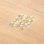 Invitations En Acrylique Élégant motif floral de Tulipe (Poser)