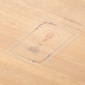 Invitations En Acrylique Elégant Rustique Rouge & Bleu Plage Homard de mari (Poser)