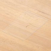 Invitations En Acrylique Élégant Script Soixante Black Gold 60e anniversair (Poser)