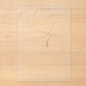 Invitations En Acrylique Élégant Script Soixante Black Gold 60e anniversair (Recto)