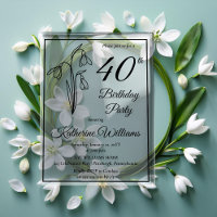 Elégant Snowdrops 40ème anniversaire