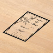 Invitations En Acrylique Elegant Spring Blossoms Wedding Save the Date (Poser)