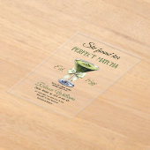 Invitations En Acrylique Élégante, Elle A Trouvé Sa Fête des mariées Parfai (Poser)