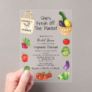 Invitations En Acrylique Elle sort tout droit du marché Sac cabas Enterreme