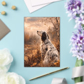 Invitations En Acrylique English Setter (Insitu (Mariage))