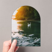 Invitations En Acrylique Enregistrer La Date/Le Mariage (In situ (ordinateur de poche))