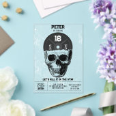 Invitations En Acrylique Entraînement au crâne en plaque de poids Bâtiment  (Insitu (Mariage))