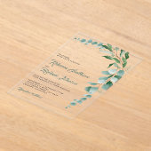 Invitations En Acrylique Eucalyptus Branch Wedding (Poser)
