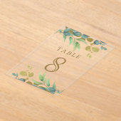 Invitations En Acrylique Eucalyptus Branch Wedding Acrylic Table Number (Poser)