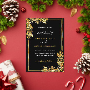 Invitations En Acrylique Exemple de carton d'invitation de mariage en acryl