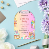 Invitations En Acrylique Fête d'anniversaire (Insitu (Mariage))