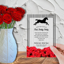 Fête de Derby Cheval de course et Roses