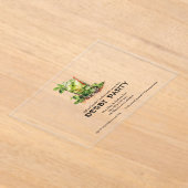 Invitations En Acrylique Fête de la Coupe Mint Julep  (Poser)