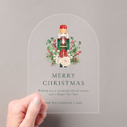 Invitations En Acrylique Fête de la verdure de Noël (In situ (ordinateur de poche))