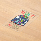 Invitations En Acrylique Fête de Noël affreuse (Poser)