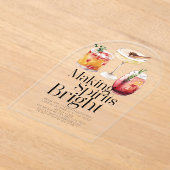 Invitations En Acrylique Fête de Noël pour les spiritueux (Poser)