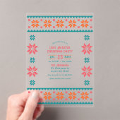 Invitations En Acrylique Fête de Noël Retro Knit Ugly Sweet (In situ (ordinateur de poche))