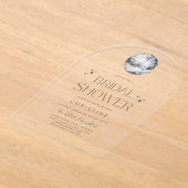 Invitations En Acrylique Fête des mariées à boule Disco Argent (Poser)