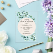 Invitations En Acrylique Fête des mariées feuillue d'Eucalyptus (Insitu (Mariage))