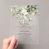 Invitations En Acrylique Fête des mariées PixDezines Gum Eucalyptus (In situ (ordinateur de poche))