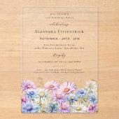 Invitations En Acrylique Fête du 21e anniversaire Septembre Mois de naissan (Recto)