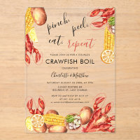 Fiançailles moderne Crawfish Bouille