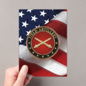 Invitations En Acrylique Field Artillery Branch Insignia Special Edition (In situ (ordinateur de poche))