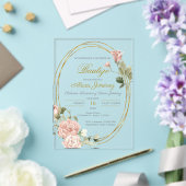 Invitations En Acrylique Fille de baptême espagnole (Insitu (Mariage))