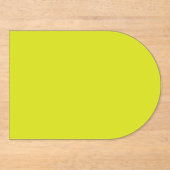 Invitations En Acrylique Flat Yellow Background – Back-to-School Texture (Recto)