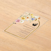 Invitations En Acrylique Fleur sauvage Pharmacy School Graduation Party Pho (Poser)