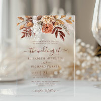 Fleurs de rouille en terre cuite Boho Mariage de f