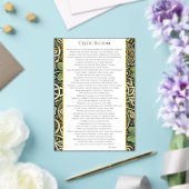 Invitations En Acrylique Floraison celtique (Insitu (Mariage))