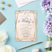 Invitations En Acrylique Floral Wedding (Insitu (Mariage))