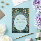 Invitations En Acrylique Forêt enchantée Rose sauvage Bois doux 16 (Insitu (Mariage))