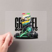 Invitations En Acrylique Formula 1 Race (In situ (ordinateur de poche))