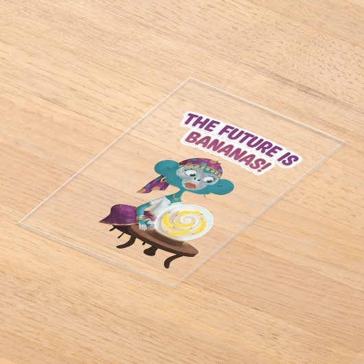 Invitations En Acrylique fortune teller monkey (Poser)