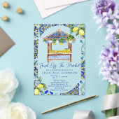 Invitations En Acrylique Fraîchement Du Marché Fête des mariées Italienne A (Insitu (Mariage))