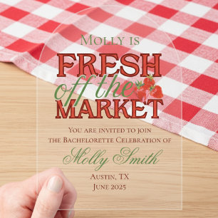 Invitations En Acrylique Fraîchement sur le Marché – Moderne et Personnalis