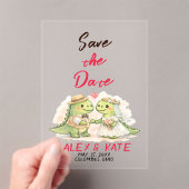 Invitations En Acrylique Funny Wedding Save the Date  (In situ (ordinateur de poche))
