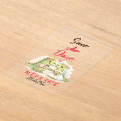 Invitations En Acrylique Funny Wedding Save the Date  (Poser)