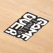 Invitations En Acrylique Game Over, Level Up: Pixelated Retro Game World (Poser)