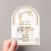 Invitations En Acrylique Get Your Bubbly On Wedding Shower (In situ (ordinateur de poche))