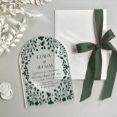 Invitations En Acrylique Green Talavera Mexican Wedding